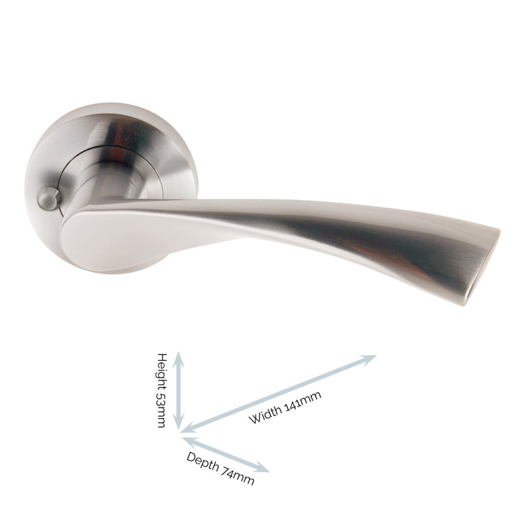 JB Kind Doors Blade Privacy Door Handle Kit Wayfair.co.uk